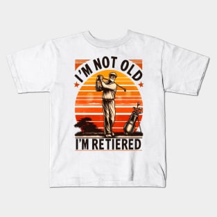 Vintage Retirement Vibes Tee Kids T-Shirt